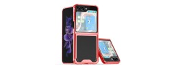 For Samsung Z Fold 6 Flip Transparent Hybrid Shockproof Case  Cover - Blue