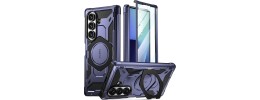 For Samsung Z Fold 7 Exquisite Tough Shockproof Hybrid Case Cover - Blue