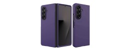 For Samsung Z Fold 7 Flip Snap On Premium Matte Finish Case Cover - Dark Purple