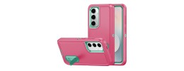 For Samsung s25 FE Classy Slick Chromed Around Hybrid Case  Cover - Light Pink