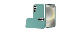 For Samsung s25 FE Classy Slick Chromed Around Hybrid Case  Cover - Teal