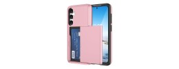 For Samsung s25 FE Wallet ID Card Holder Case Cover - Rose Gold