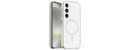 For Samsung s25 Ultra Sturdy Ultra [Magnetic Circle] Thick 3mm Transparent Hybrid - Clear