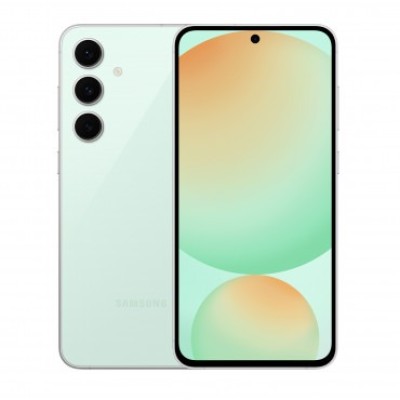 For Samsung s25/s24 Epoxy Glitter Shimmer [Magnetic Circle] Hybrid Case - Light Green