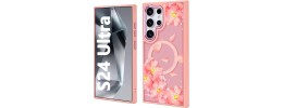 For Samsung s25/s24 Magnetic Space UV Design Case - Colorful Floral