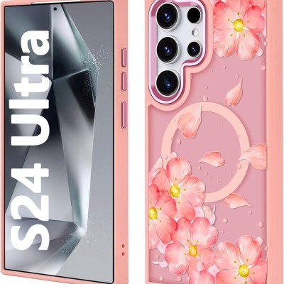 For Samsung s25/s24 Magnetic Space UV Design Case - Colorful Floral
