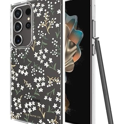 For Samsung s25/s24 Magnetic Space UV Design Case - Galaxy Floral