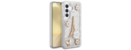 For Samsung s25/s24 Rhombus Bling Glitter Diamond Case Cover - Gold