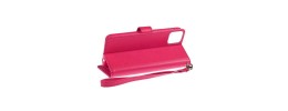 For Samsung s25/s24 Wallet ID Card Holder Case Cover - Hot Pink