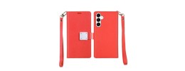 For Samsung s25/s24 Wallet ID Card Holder Case Cover - Red