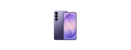 For Samsung s26 Beautiful Diamond Metallic Design Metal Chrome Edged Hybrid - Purple