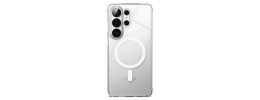 For Samsung s26 Diamond [Magnetic Circle] with CD Pattern Hybrid - White