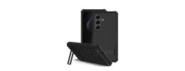 For Samsung s26 Magnetic Matching Ring Stand Full Rotation Matte Hybrid - Black