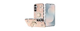 For Samsung s26 OPTIMUM Magnetic Ring Stand Hybrid Case Cover - Rose Gold