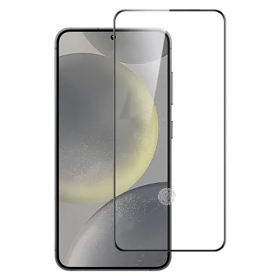 For Samsung s26 Plus Bulk White Paper Card Package Black Plusd Tempered Glass (Black)