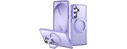 For Samsung s26 Plus CHROME HQ Rotational Magnetic Ring Hybrid - Light Purple