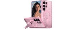 For Samsung s26 Ultra Double layers IMD case with magsafe - Hearts on Pink