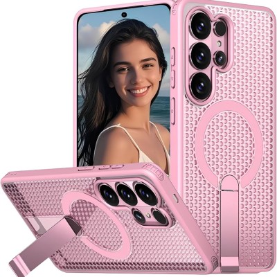 For Samsung s26 Ultra Double layers IMD case with magsafe - Hearts on Pink
