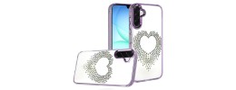 For Samsung s26 Ultra Epoxy Glitter Shimmer [Magnetic Circle] Hybrid Case - Red