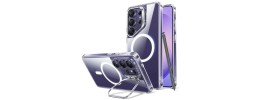 For Samsung s26 Ultra Magnetic Ring Glitter 3in1 Hybrid Case Cover - Purple