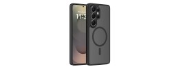 For Samsung s26 Ultra OPTIMUM Magnetic Ring Stand Hybrid Case Cover - Black