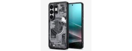 For Samsung s26 Ultra Resin Epoxy Design Diamond Metal Edged Hybrid Case - J