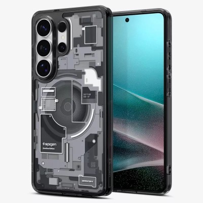 For Samsung s26 Ultra Resin Epoxy Design Diamond Metal Edged Hybrid Case - J