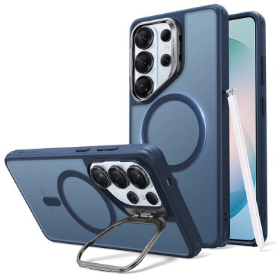 For Samsung s26 Ultra Robust Magnetic Kickstand Hybrid Case Cover - Blue