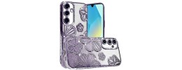 For Samsung s26 Ultra Rose Flower Full Diamond Bling Stones - Purple