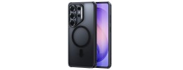 For Samsung s26 Ultra Skin Touch Feel HQ [Magnetic Circle] Kickstand Hybrid - Black