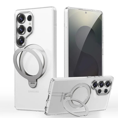 For Samsung s26 Ultra Sturdy Bracket Kickstand Magnetic Hybrid - Grey