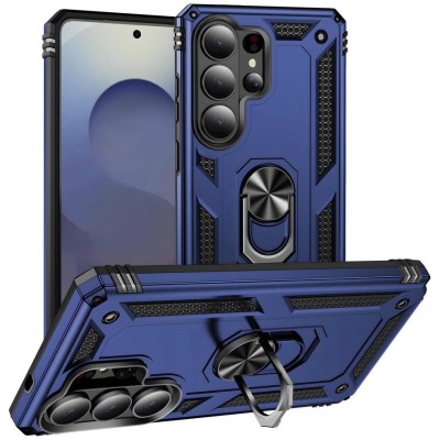 For Samsung s26 Ultra Tough Hybrid With Ring Stand Case - Dark Blue