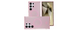 For Samsung Galaxy s24 Plus METKASE (Magnetic) Premium Recycled Eco-Friendly GRS IMD Case - Matte Rose Pink