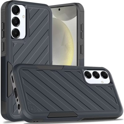 For Samsung s25 Ultra Noble lined shockproof dual layer hybrid - Black/Black