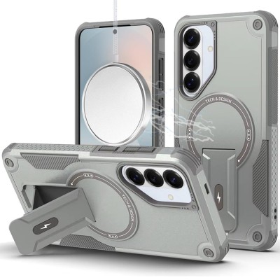 For Samsung s26 Sturdy Bracket Kickstand Magnetic Hybrid - Grey