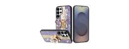 For Samsung s26 Ultra SPLENDID Diamond Glitter Ornaments Engraving Case Cover - Enchanted Butterfly Purple
