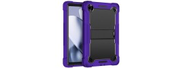 For TMobile Revvl Tab 2 Tough Tablet Strong Kickstand Hybrid Case Cover - Purple