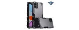 For iPhone 11 METKASE Exquisite Tough Shockproof Hybrid in Slide-Out Package - Black/Grey
