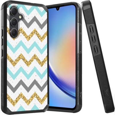 For Samsung A35 5g Tough Strong MetKase Hybrid (Magnet Mount Friendly) Case Cover - ZigZag