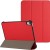 For  Apple iPad 9th Gen 10.2 inch (2021) Trifold Magnetic Closure PU Leather Case Cover - Red