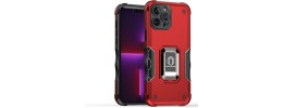For Apple iPhone XR Optimum Magnetic RingStand Case Cover - Red