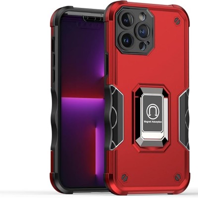 For Apple iPhone XR Optimum Magnetic RingStand Case Cover - Red
