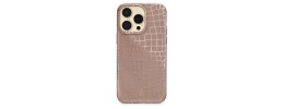 For iP13 PM Croc Bling Case - Brown