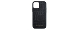 For iP13 Pro Croc Bling Case - Black