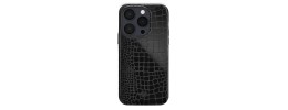 For iP14 Croc Bling Case - Black