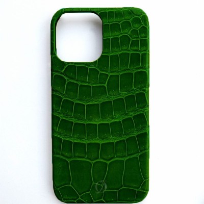 For iP14 Croc Bling Case - Green