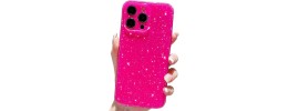 For iP15 PM Croc Bling Case - Pink
