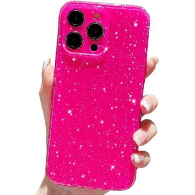 For iP15 PM Croc Bling Case - Pink