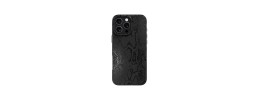 For iP15 Plus Croc Bling Case - Black