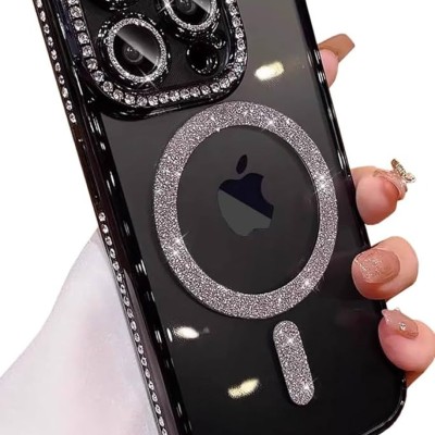 For iP15 Pro Croc Bling Case - Gray